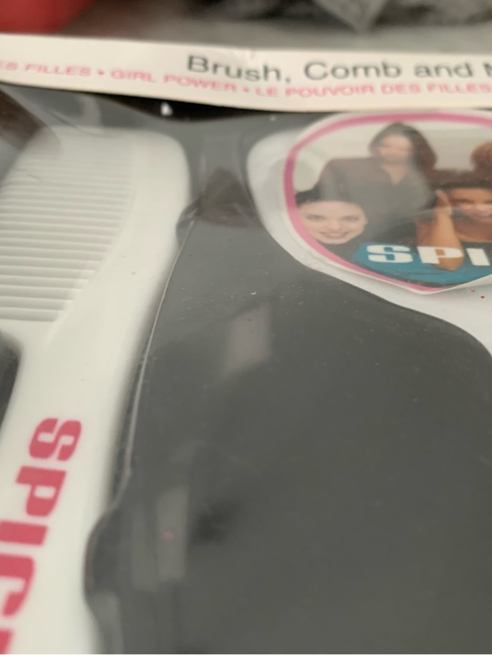 💜❤️💛💙🧡. RARE !! Spice Girls Brush, Comb & Mirror Set - White - Dead Stock - Picture 3 of 8